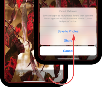 Notched export steps